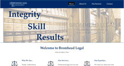 Desktop Screenshot of bromheadlegal.com.au